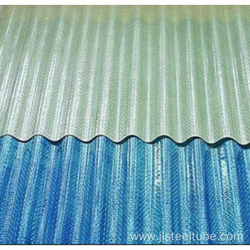 Galvanized prepainted corrugated steel roof